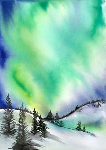 Watercolour And Wine Events: Northern Lights | 30/04/2026 - Good Union, Cambridge
