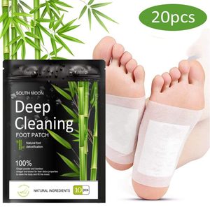 Health Beauty: 20pcs Deep Cleaning Detox Foot Pads Patches with Adhesives