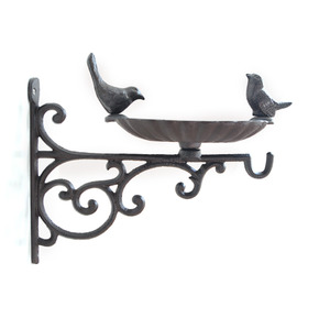 Cast Iron Bird Bath Hanging Bracket Bird Feeder
