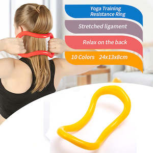 Sports Cycling: Yoga Pilates Ring Circle Slimming Body Sports Fitness