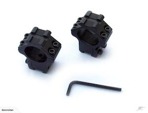 25.4mm 1" Scope Mount Ring w 11mm Rail 20mm