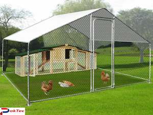 Wooden Chicken Coop: Chicken Coop Metal 32mm/25mm galvanized steel 3x2M