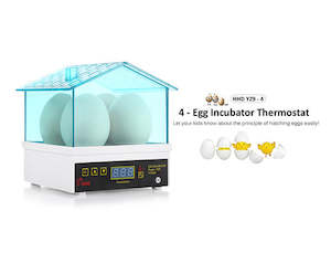 Wooden Chicken Coop: 4 Egg Incubator