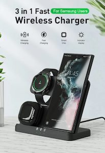 Wireless Charging Dock Station For Samsung Watch Earphone