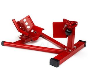 Auto Accessories: Motorbike Stand Front Wheel chock Adjustable Universal