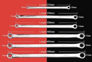 Door Barn: Spanner Wrench Set Extra Long Double Ring