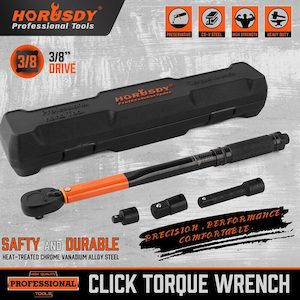 Door Barn: HORUSDY Click Torque Wrench Ratchet Socket Adaptor Extension 3/8" Drive
