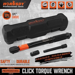 Click Torque Wrench HORUSDY 1/4" Drive