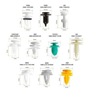 Bike Accessories: Shield Retainers Door Panel Retainers Clips 210pcs