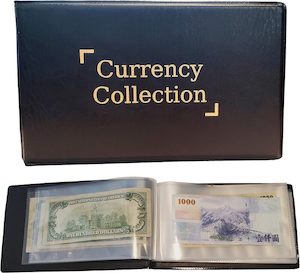 Notes Currency Collection Album Storage Book