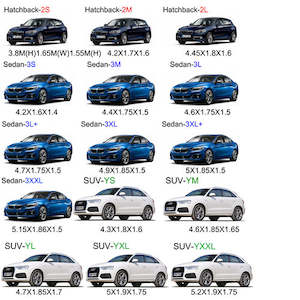 Sedan Car Cover Waterproof Size 3XL