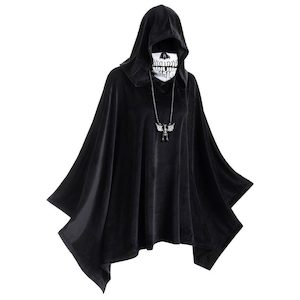 Clothing Fashion: Cape Jacket Velvet Hoodie Poncho Womens Clothing Size 20
