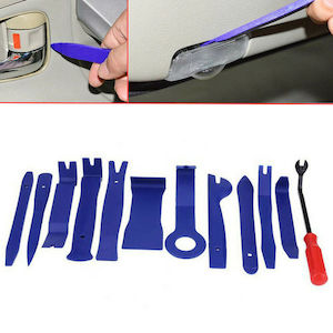 12pcs Car Audio Dash Removal Tools Panel Door Stereo Pry Bar Kit