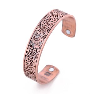 Jewellery And Watches: Viking Cuff Bracelet Magnetic Healthcare