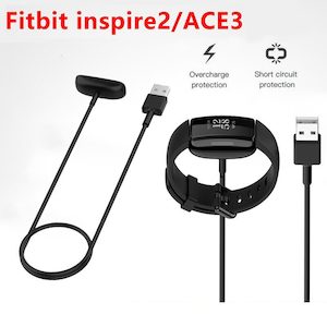 Jewellery And Watches: Fitbit Inspire 2 Ace 3 USB Charger Cable