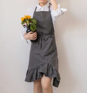 Clothing Fashion: Cotton Linen Apron Skirt Pinafore Dress
