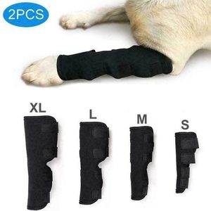 Dog Leg Brace Joint Knee Pet Support Bandage Wrap L