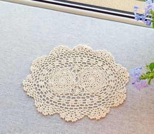 Salt Lamps: Crochet Lace Doily Placemats Coaster 35cm