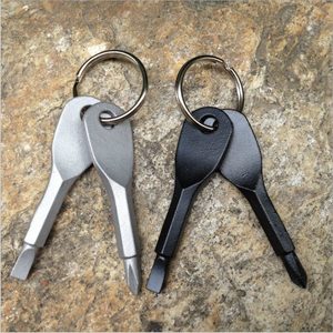 Multifunction Key Chain Screwdriver Mini Phillips & Slotted Travel Kits
