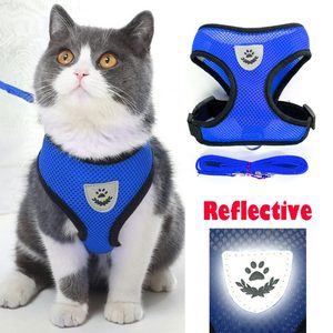 Cat Vest Harness Leash Set M