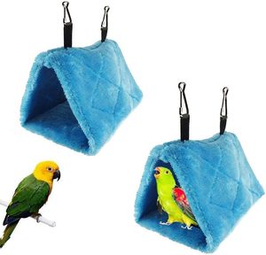 Pet Accessories: Bird Tent Parrot Hammock Hut Hanging Nest Hideaway Cave