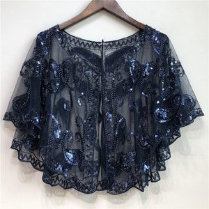 Shawl Bolero Jacket Flapper Evening Cape