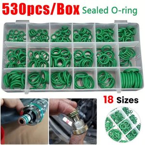 Auto Accessories: 530Pcs Rubber O-Ring Gasket Sealing Ring Air Conditioning Washer Kit