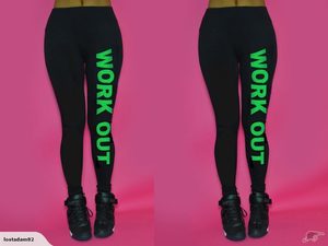 Sexy WORK OUT Gym Stretch Leggings Tights