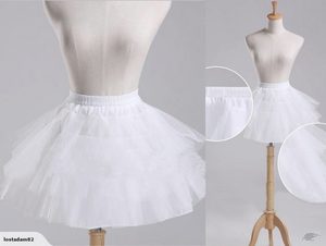 White Layered Costum Petticoat Underskirt