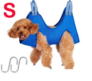 Pet Grooming Hammock Brush Nail Clippers Set