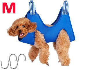 Pet Grooming Hammock Brush Nail Clippers Set