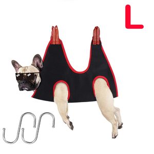 Pet Grooming Hammock Brush Nail Clippers Set