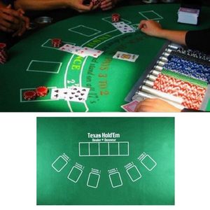 Toys And Games: Double-sided Poker Game Table Cloth Flannel Mat