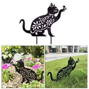 Antiques Collectables 1: Cat Garden Arts Sculptures Stakes Ornament