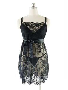 Sexy Lingerie Dress Lace Babydoll Chemise Size 12