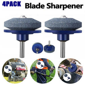 Business Farming Industry: Lawn Mower Blade Sharpener Grinding Tools Drill Head