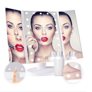 Makeup Mirror with Light LED Magnifying Makeup Mirror Trifold