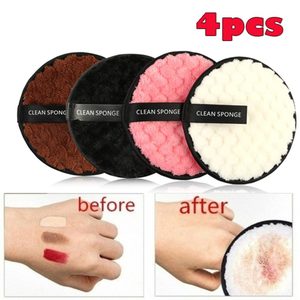 4pcs Microfiber Cloth Pads Facial Makeup Remover Cleaning Wipe