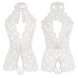 Under Garments: Crotchless Lingerie Teddy Sexy Bodysuit Size 14
