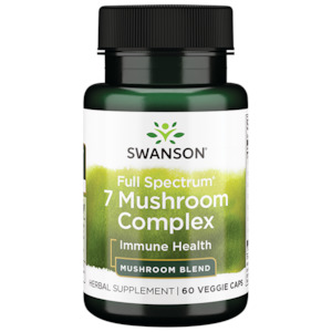 Vitamins & Supplements: Swanson Full Spectrum 7 Mushroom Complex 60VC