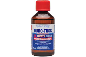 Cough Medicine: Duro Tuss PE Chesty Cough + Nasal Decongestant Liquid 200ml