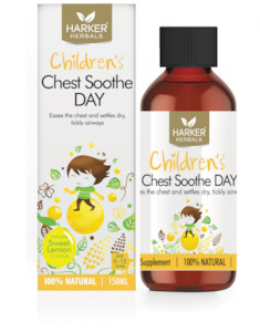 Kids: Harker Herbals Childrens Chest Soothe DAY Liquid 150ml Sweet Lemon