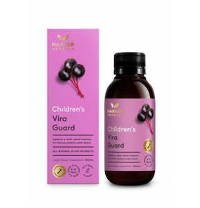 Kids: Harker Herbals Childrens Vira Guard Liquid 150ml Natural Elderberry