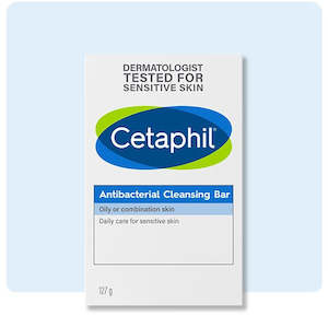 Cetaphil: Cetaphil Gentle Cleansing Antibacterial Bar 127g