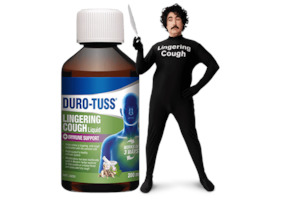 Cough Medicine: DURO TUSS Lingering Cough Liquid + Immune Support 200ml