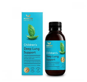 Harker Herbals: Harker Children Deep Lung Support Children's Lung Clearing Syrup Sweet Fruit Mint 150ml