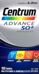 Centrum Advance 50+ 100 Tablets