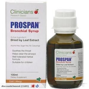 Clinicians: Clinicians Antiviral Prospan Bronchial Syrup 100 ml