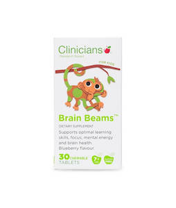 Clinicians: Clinicians Kids Brain Beams 30 chewable tablets