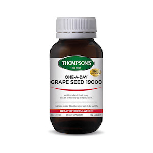 Thompsons: Thompsons One-A-Day Grape Seed 19000mg 120 Tablets